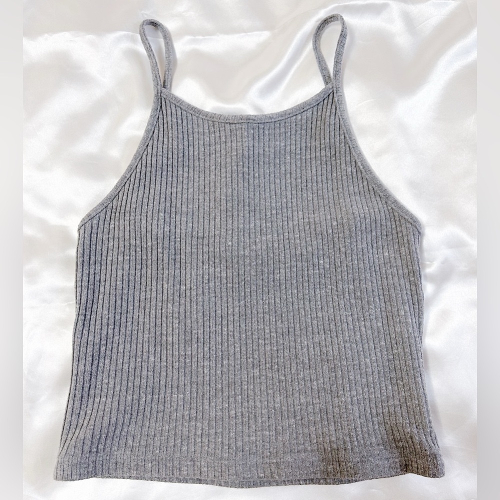 Brandy Melville Ribbed Halter Tank Top
